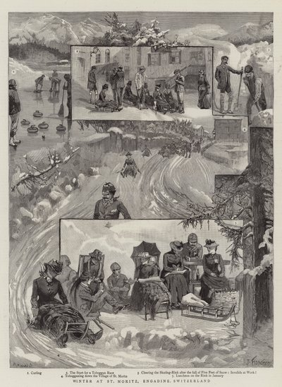 Hiver à Saint-Moritz, Engadine, Suisse - Joseph Finnemore